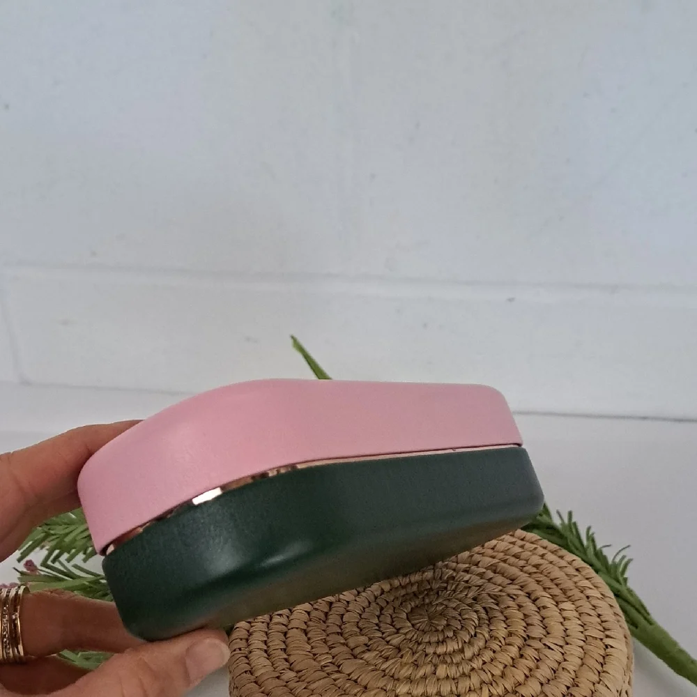 Kate Spade Pink Green Hello Sunshine Hard Shell Glasses Case
